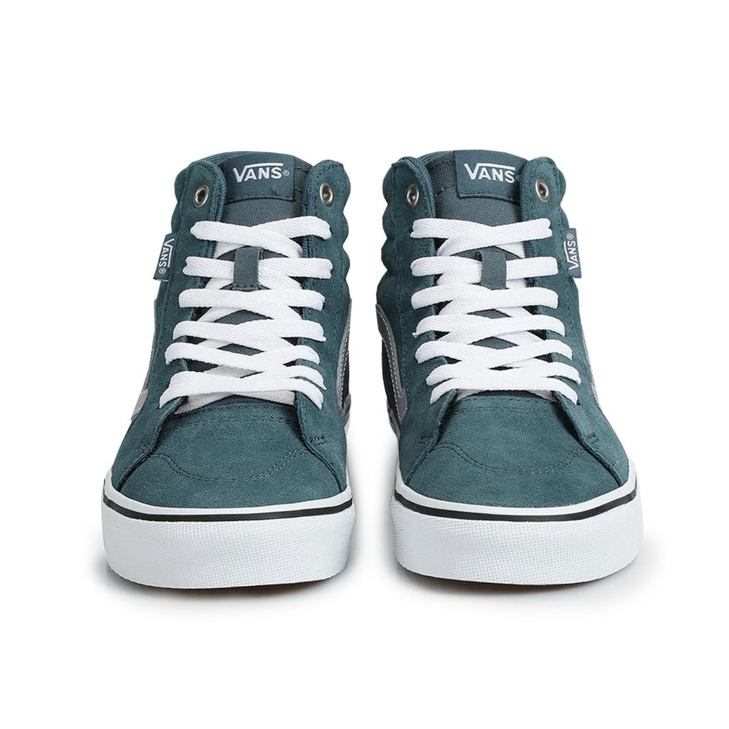Vans Old Skool Homme/Femme —Bleu Gris Blanc