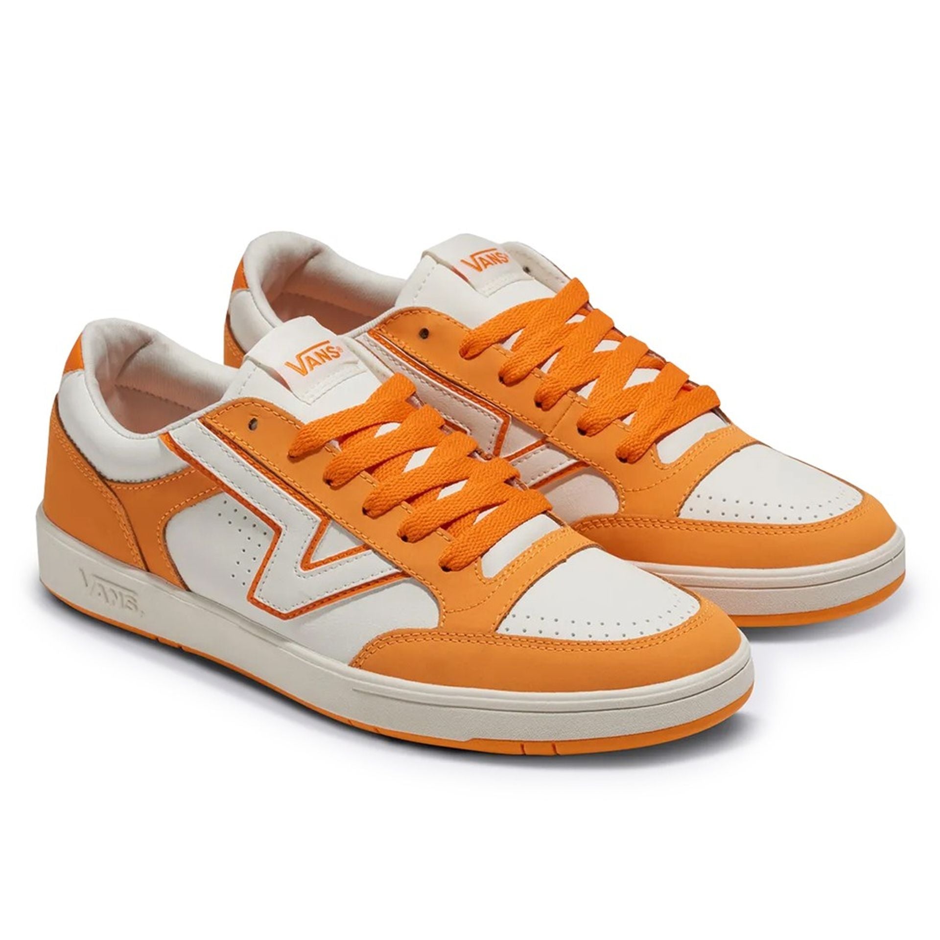 Vans Old Skool Homme — Orange/Blanc