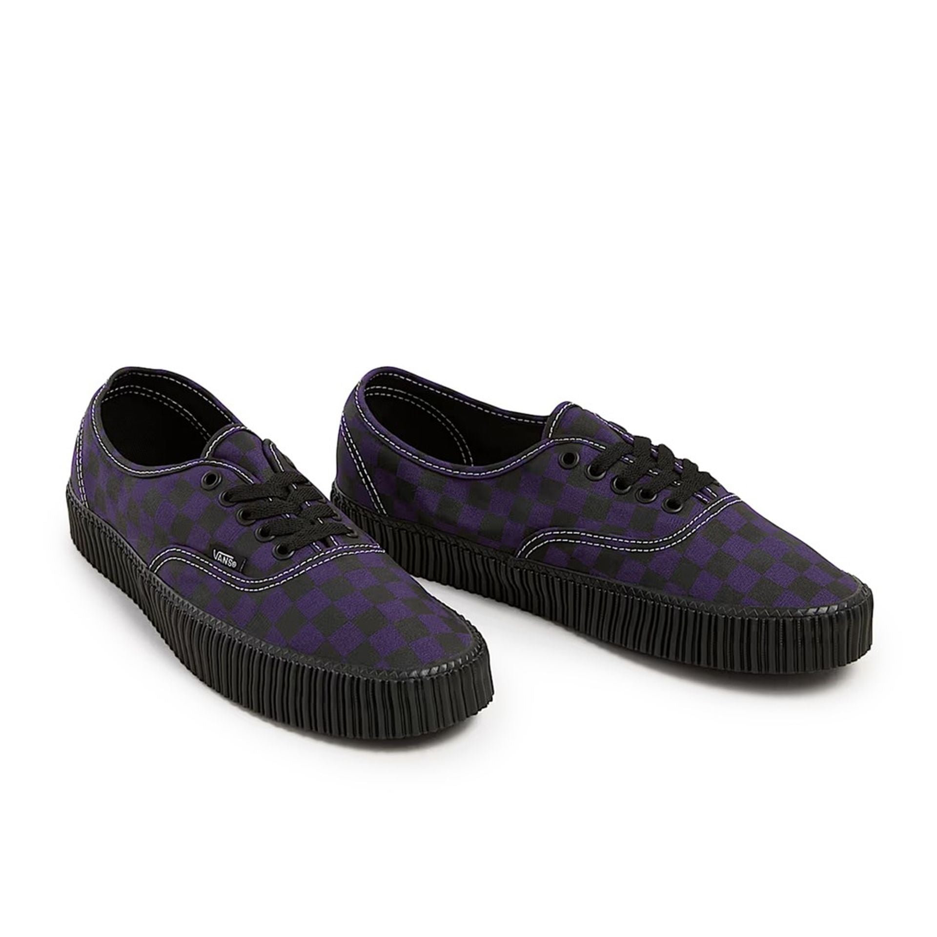 Vans Old Skool Homme/Femme — Damier Violet/Noir