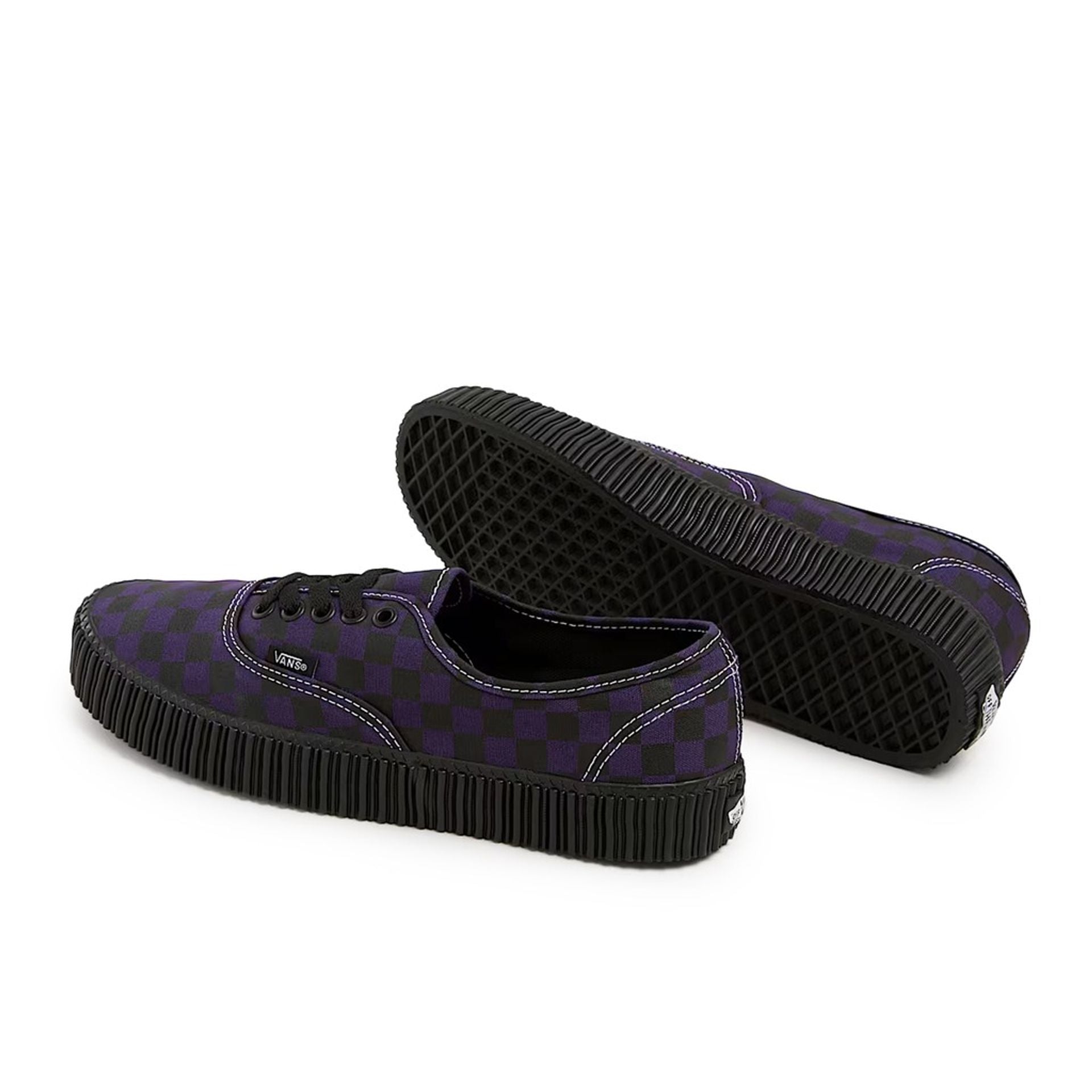 Vans Old Skool Homme/Femme — Damier Violet/Noir